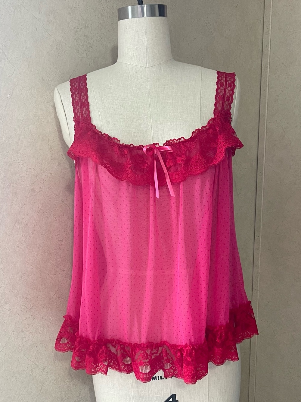 Y2K Victoria’s Secret Sexy Little Things 2005 Babydoll Lingerie lace sheer Large